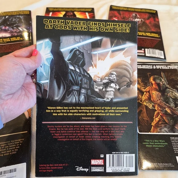 Star Wars Marvel Graphic Novel Lot - Darth Vader, Rogue One, Bounty Hunters (6) - Picture 13 of 14